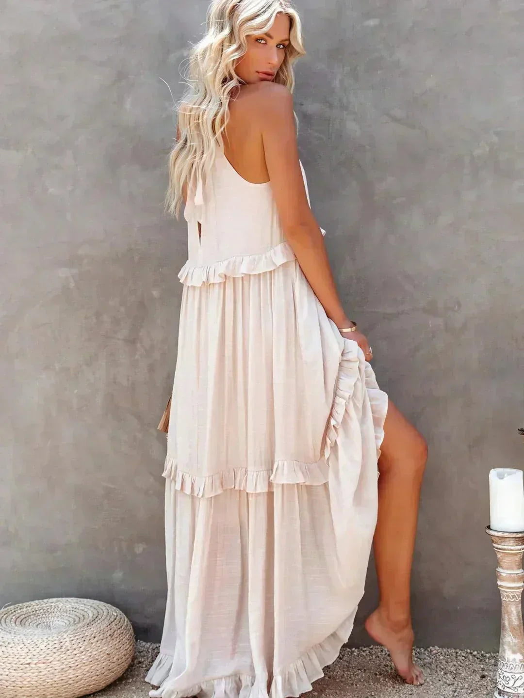 Leona | Breeze Ruffle Gown